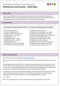 Putting CLIL into Practice Online Course 